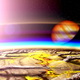 Artist impression of a habitable planet in the volcanic Hydrogen habitable Zone. Image: W. Henning, NASA Goddard